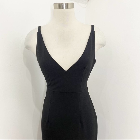Lulus Melora Black Sleeveless V-Neck Maxi Dress Evening Formal - Picture 6 of 12